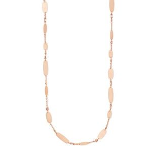 KENDRA SCOTT • Rose Gold Claret Long Necklace Layering Style Option